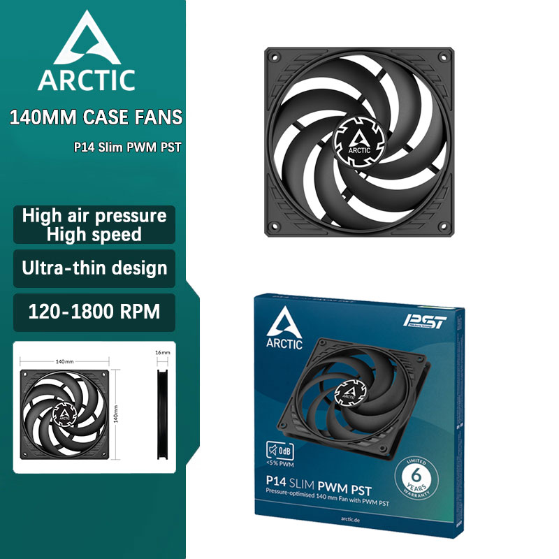 Case Fan Controller - ARCTIC P14 Slim PWM PST, Kipas