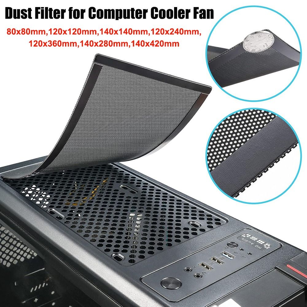 Dust Filter Pc - Penutup Filter Debu PVC Baru Bingkai