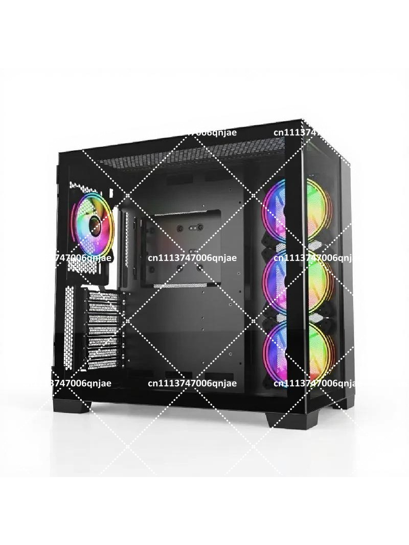 Atx Case - Casing PC SAMA 360mm Kaca Radiator