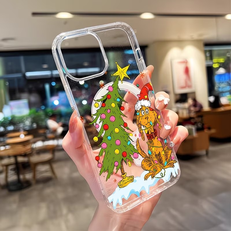 Mini Pc Case - Casing Ponsel Tema Natal Anak Anjing