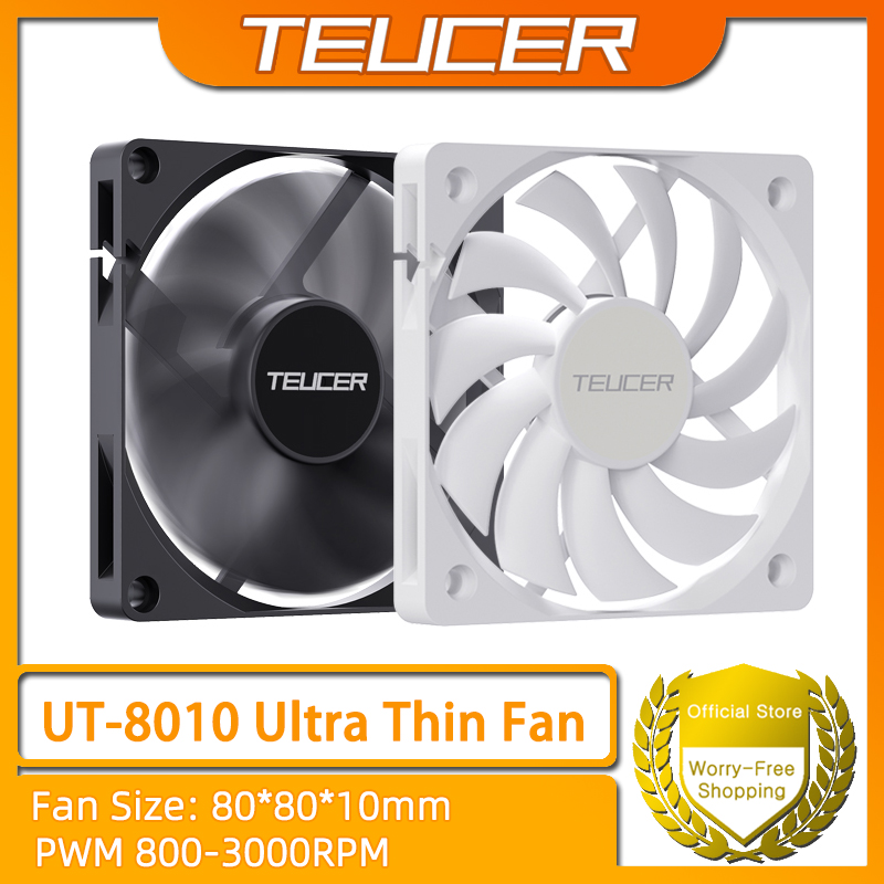 TEUCER UT-8010 Kipas Sasis Ult - Pc Chassis ulasan dan harga