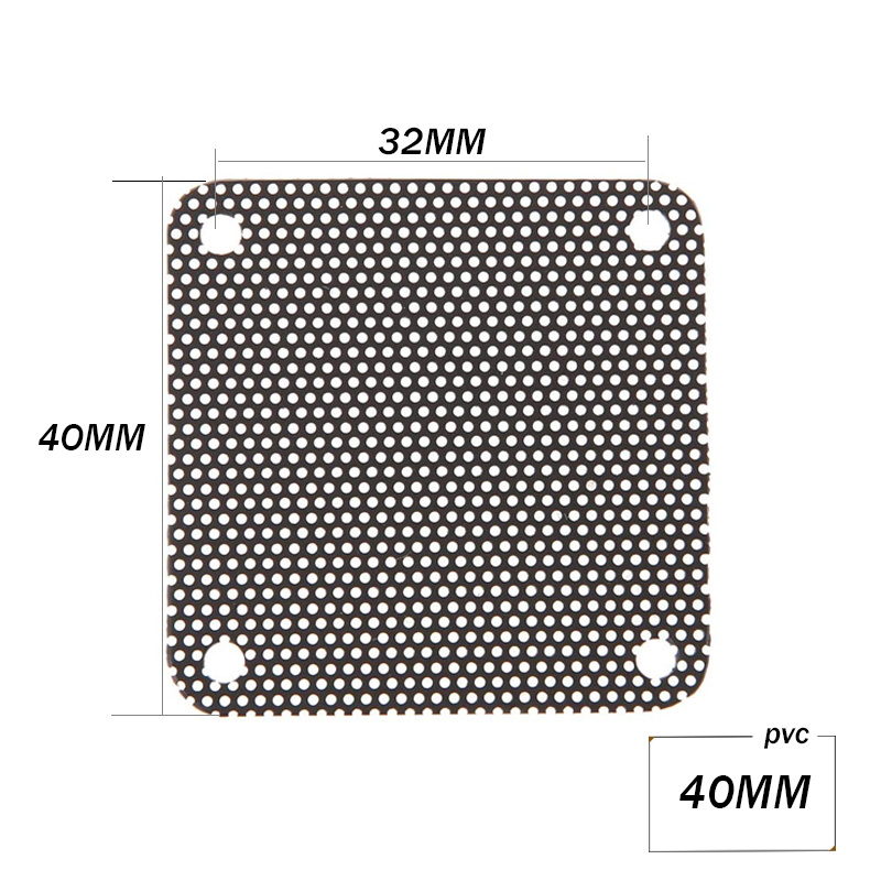 100Pcs Younuon 40 Mm Fan Filte - Dust Filter Pc ulasan dan harga