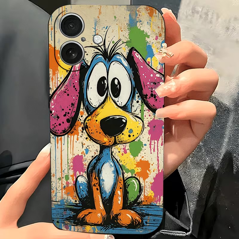 Casing HP TPU Motif Anjing War - Mini Pc Case ulasan dan harga