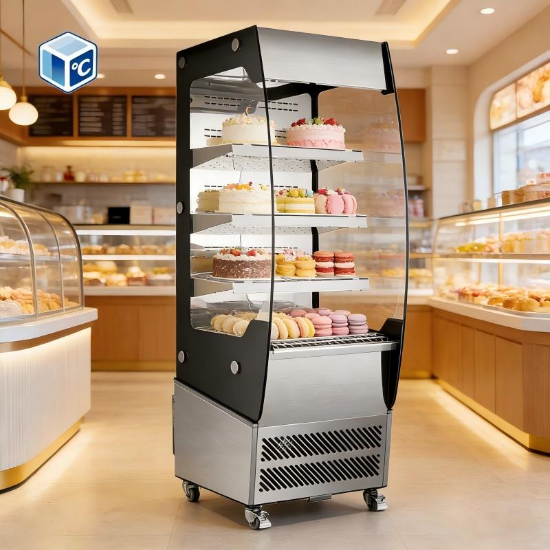 Lemari Pendingin Kue Komersial - Case Fans ulasan dan harga