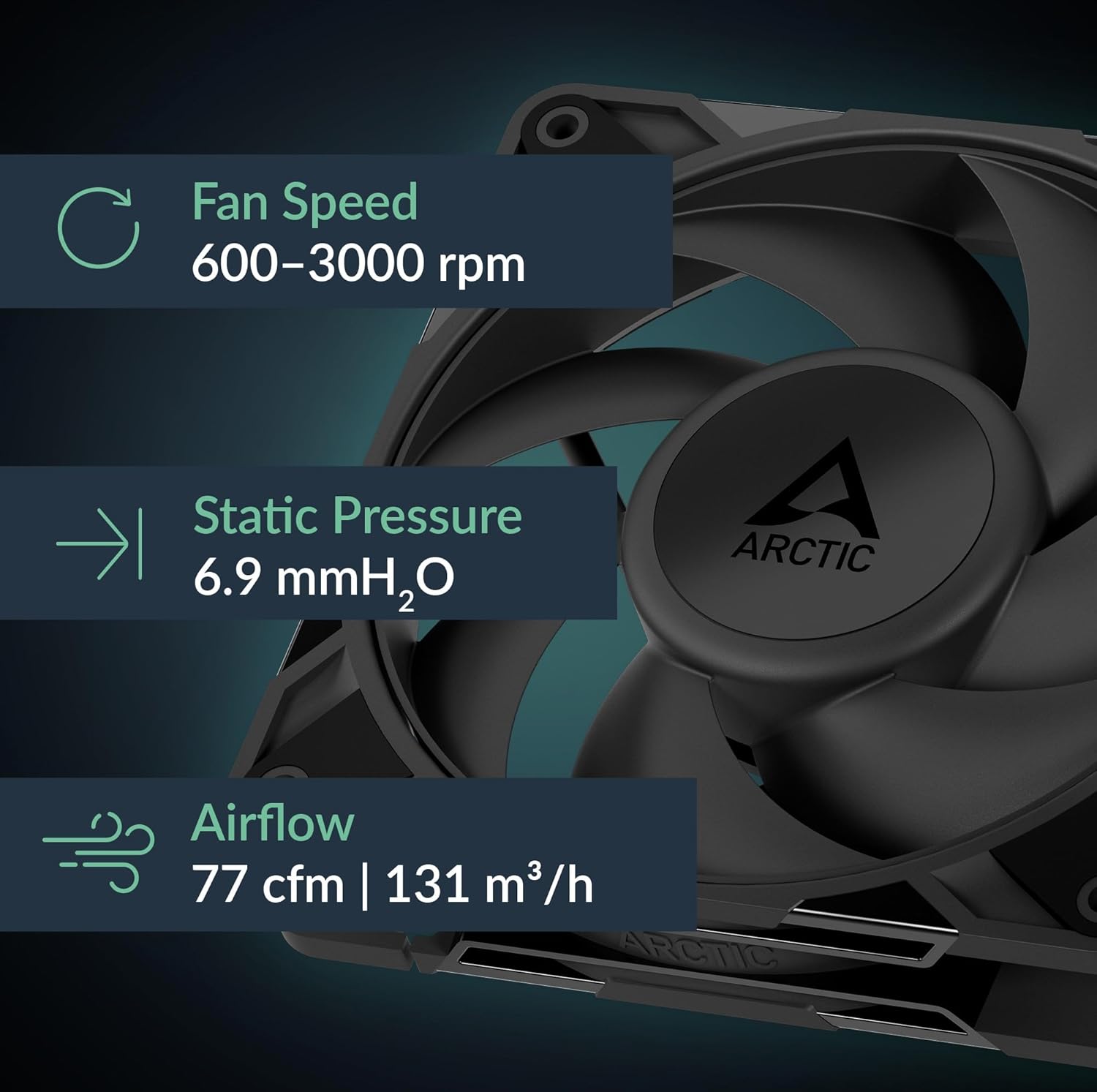 ARCTIC P12 Pro Kipas Pendingin - Case Fan Controller ulasan dan harga