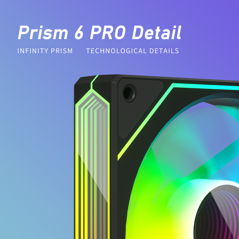 ZEZZIO PRISM 6 PRO 120mm ARGB  - Case Fan Controller ulasan dan harga